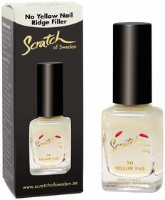 Scratch of Sweden No yellow nail ridge filler Vårdande kurlack