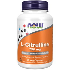 NOW Citrulline 750 mg Kapslar