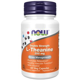 NOW Theanine 200 mg Kapslar
