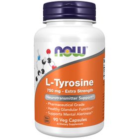 NOW Tyrosine 750 mg Kapslar