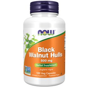 NOW Black walnut hulls 500 mg Kapslar
