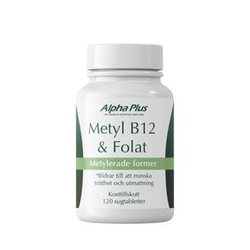 Alpha Plus Metyl B12 & Folat 120 st Sugtabletter 120 st