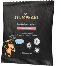 Gumpearl Jordgubb tandkrämstablett refill 248 ST