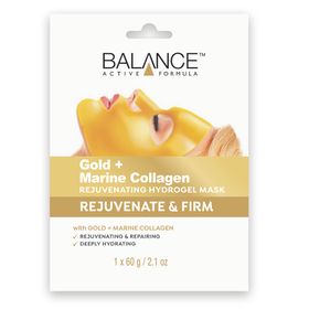 Balance Active Formula GOLD + MARINE Collagen Rejuvenating Hydrogel Mask 1*60g Ansiktsmask 1 st