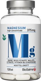 BioSalma Magnesium 375mg Kosttillskott 120 st