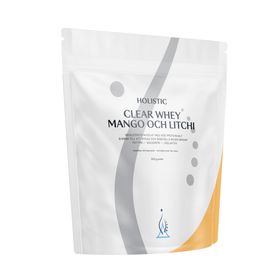 Holistic Clear Whey vassleproteinisolat mango och litchi Proteinpulver 500 g