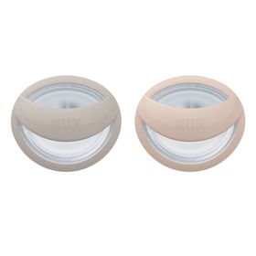 NUK Mommyfeel napp stl 1 - grey Nappar 2 st