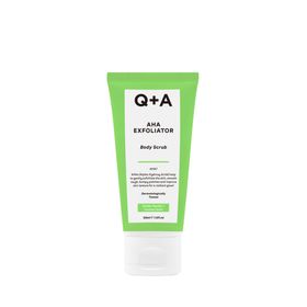 Q+A AHA Exfoliator Body Scrub Travel Size Scrub 50 ml