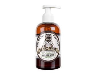 Mr Bear Family Beard Wash Wilderness Milt skäggschampo 250 ml