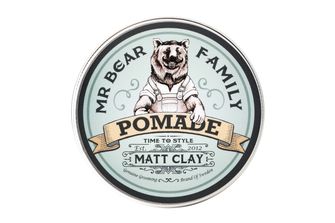 Mr Bear Family Pomade - Matt Clay Matt ler-pomada 100 g