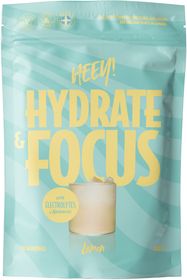 Heey! Hydrate & Focus, Electrolytes + Lion's Mane, Lemon Vätskeersättning 240 g