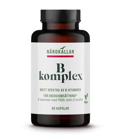 Närokällan B-komplex 90 kapslar Kostillskott 90 st
