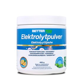 Better You Elektrolytpulver - Citron Vätskeersättning 450 g