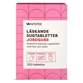 Kronans Apotek Läskande Sugtabletter Jordgubb Sugtabletter 200 st