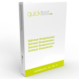 Quicktest Halsflusstest Halssvabbtest 1pack