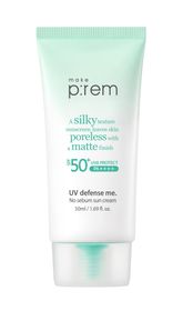 Make p:rem No Sebum Sun Cream SPF0+ Solskydd för ansiktet 50 ml