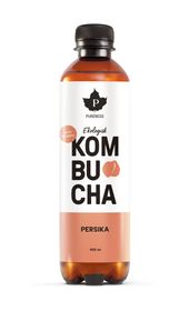 Pureness Kombucha Persika EKO Läskande kombucha 400 ml