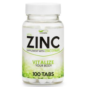 Viterna Zinc 25 mg Zink 100 st