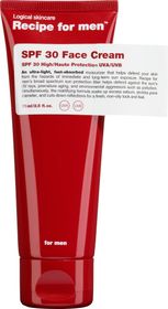 Recipe for men SPF 30 Face Cream Solskydd för ansiktet 75 ml