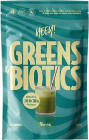 Heey! Greens & Biotics Tropical Pulver 300 g