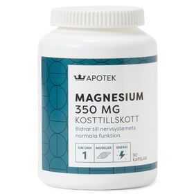Kronans Apotek Magnesium 350 Mg Kapslar med magnesium 90 st