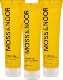 Moss & Noor After Workout Shower Gel Fresh Grapefruit Duschgel för dig som tränar 3-pack