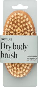 BODY LAB Dry Body Brush Kroppsborste för exfoliering av huden 1 st