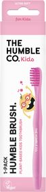 The Humble Co Plant-Based Kids Pink Ultra Soft Barntandborste 1 st