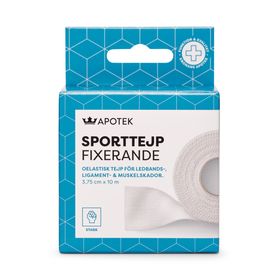 Kronans Apotek Sporttejp 10 m x 3,8 cm Vit Stabiliserande tejp 1 st