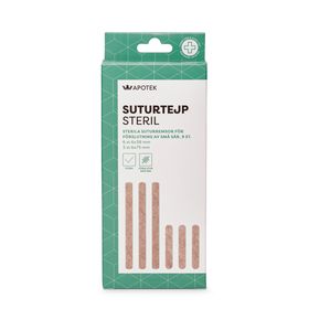 Kronans Apotek Suturtejp Natur Steril suturtejp 9 st