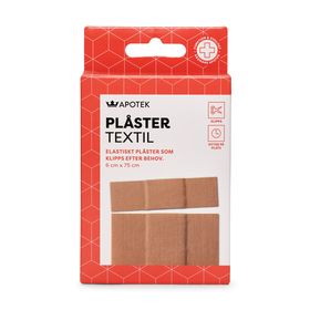 Kronans Apotek Plåster Textil Klippbar Natur Elastiskt textilplåster 1 st