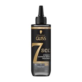 Schwarzkopf Gliss 7 Sec Strength Express Repair Treatment Hårinpackning för skadat och torrt hår 200 ml
