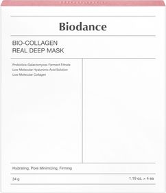 Biodance Bio Collagen-Real Deep Mask Ansiktsmask som återfuktar på djupet 4 st