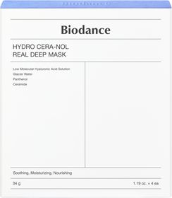 Biodance Hydro Cera-Nol Real Deep Mask Ansiktsmask som lugnar irriterad hud 4 st