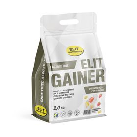Elit Nutrition Laktosfri Gainer Jordgubb / Banan Pulver 5000 g