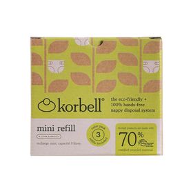Korbell mini refill 3-pack grs-certifierad Refill till blöjhink 1 st