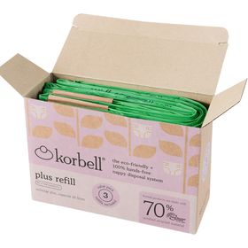 Korbell Plus refill 3-pack grs-certifierad Refill till blöjhink 1 st