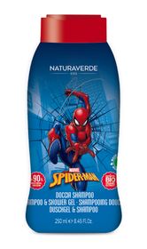 Naturaverde Kids Spiderman Shampoo & Shower Gel Schampo & Duschtvål 250 ml