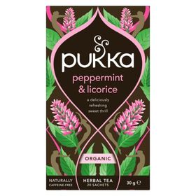 Pukka Peppermint & Licorice EKO Tepåsar 20 st