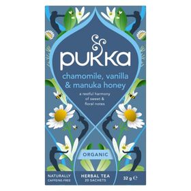Pukka Chamomile, Vanilla & Manuka Honey EKO Tepåsar 20 st