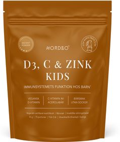 Nordbo D3, C & Zink Kids Pulver 53 g