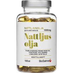 BioSalma Nattljusolja 10% GLA 1000mg Kapslar 100 st