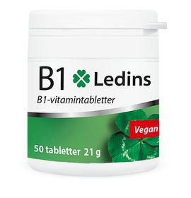 Ledins Vitamin B1 Tabletter 50 st