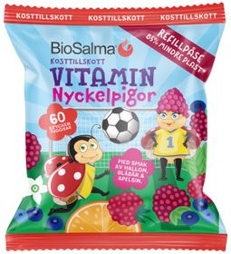 BioSalma Nyckelpiga Multivitamin Refill Tuggtabletter 60 st