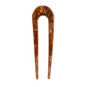 Lenoites Eco-friendly French Hair Pin Cocoa Brown Hårklämma 1 st