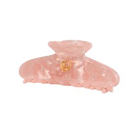 Lenoites Eco-Friendly Claw Clip Medium Rosé Pearl Hårklämma 1 st