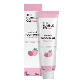 The Humble Co. Humble Toothpaste Kids Strawberry Cosmos Natural Jordgubbstandkräm för barn 75 ml