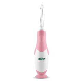 NENO Eltandborste Denti Rosa Elektrisk tandborste för barns tänder 1 st