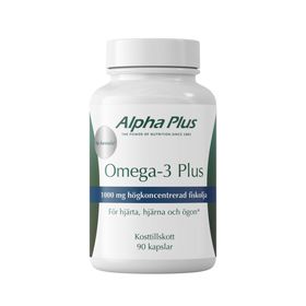 Alpha Plus Omega-3 Plus Kapslar 90 st