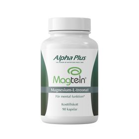 Alpha Plus Magtein Magnesium L-treonat Kapslar 90 st